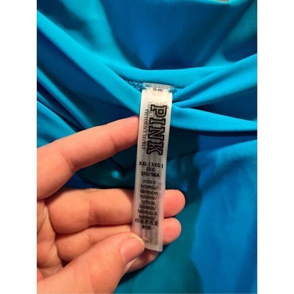 PINK Victorias Secret Blue V Crossover Bikini Bottom NEW Size XXL - Picture 5 of 14